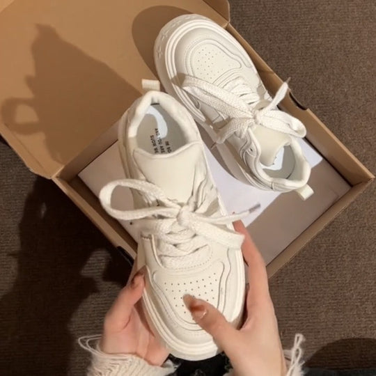Damen Chunky Sneakers mit stabiler Plateau-Sohle und atmungsaktivem Obermaterial R&B
