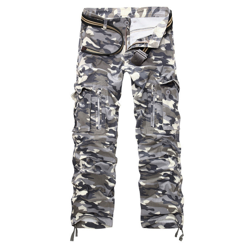 Herren Cargo-Hose mit praktischen Reißverschlusstaschen und elastischem Bund R&B