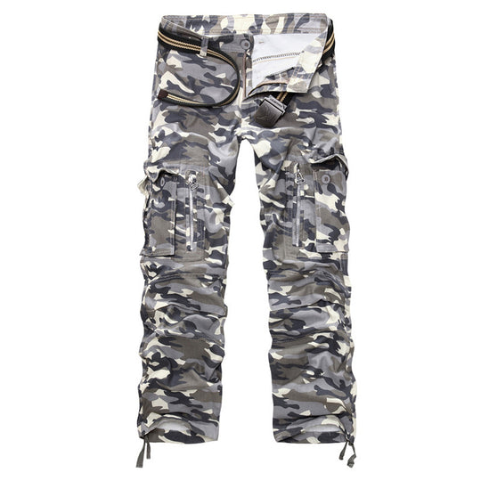 Herren Cargo-Hose mit praktischen Reißverschlusstaschen und elastischem Bund R&B