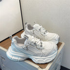 Damen Sportliche Komfort-Sneaker mit atmungsaktiven Mesh-Elementen und stoßdämpfender Sohle R&B
