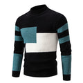 Herren modischer Pullover mit strukturiertem Blockdesign R&B