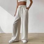 Damen entspannte Leinenhose R&B