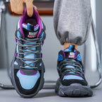 Damen Modische Sport Sneaker mit hohem Schaft und rutschfester Sohle