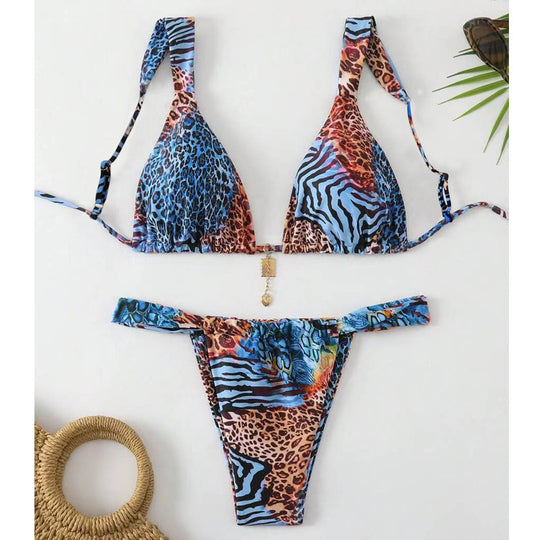 Damen Bunte Badeanzug R&B