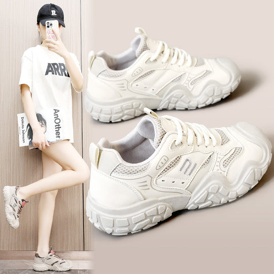 Damen Sportliche Sneakers mit atmungsaktivem Mesh-Obermaterial und strapazierfähiger Laufsohle R&B