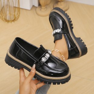 Damen Bequeme Mokassins mit modischem Schmuckdetail R&B