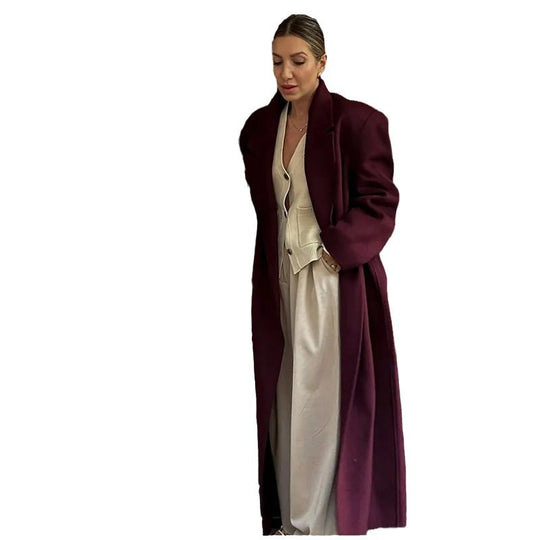 Damen Oversized Mantel R&B