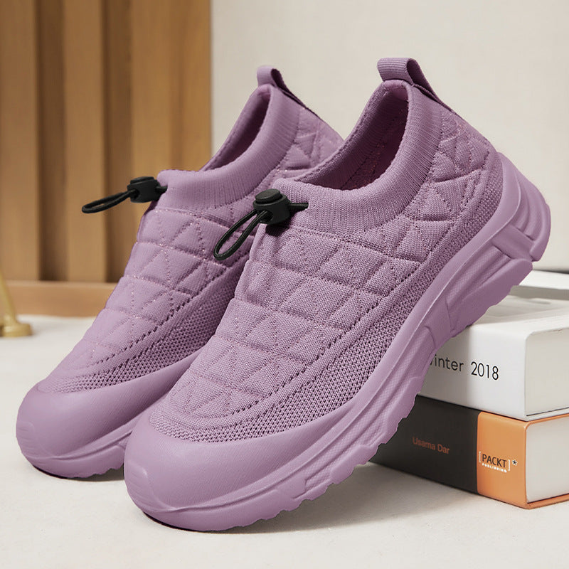 Damen Leichte und flexible Slip-On Freizeitschuhe