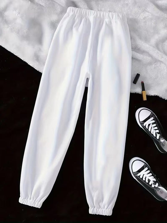 Damen Bequeme Freizeit-Hose mit Gummizug und seitlichen Taschen R&B