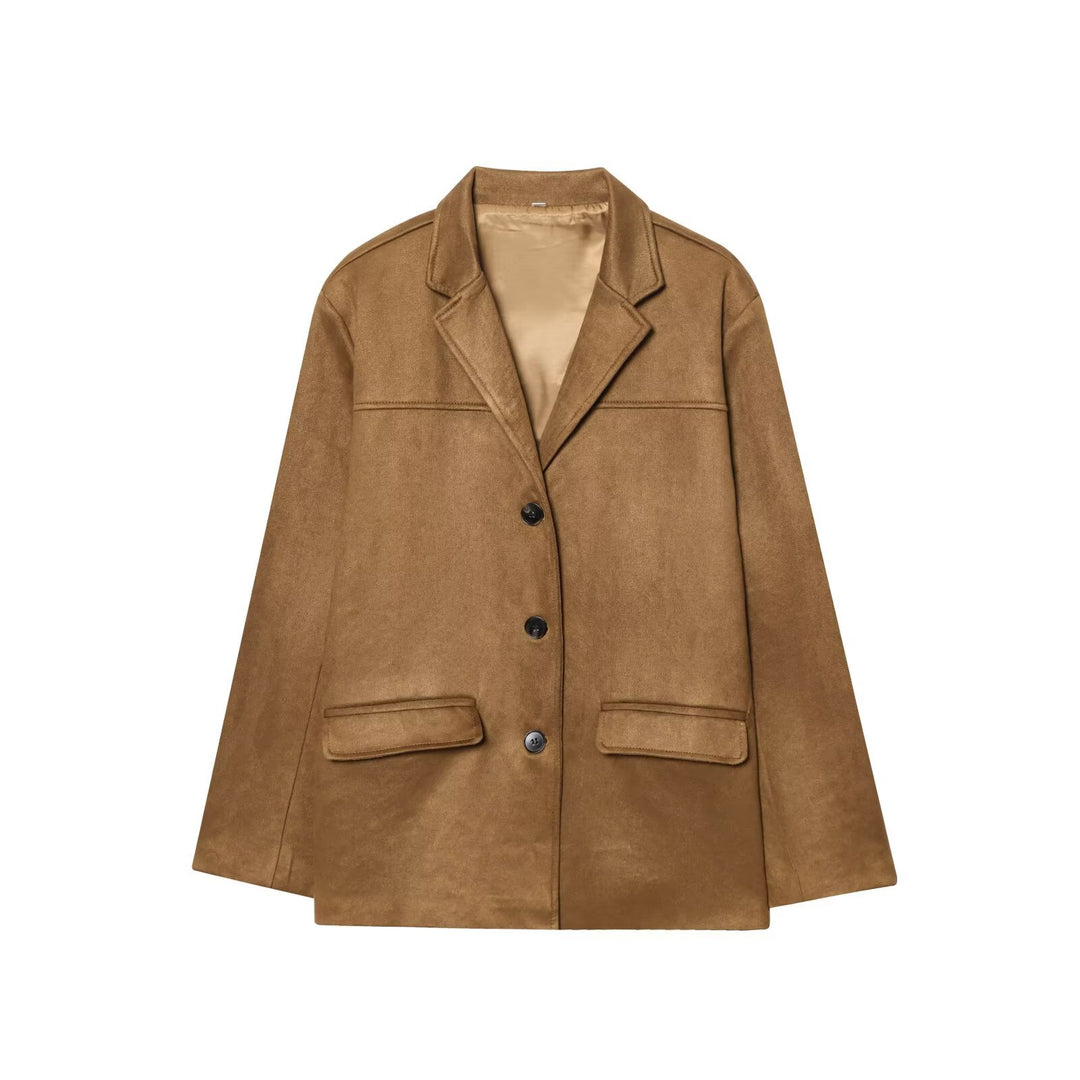 Damen eleganter und modischer Blazer mit praktischen Taschen R&B