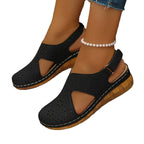 Damen Bequeme Clogs mit durchbrochenem Design und anatomischem Fußbett R&B