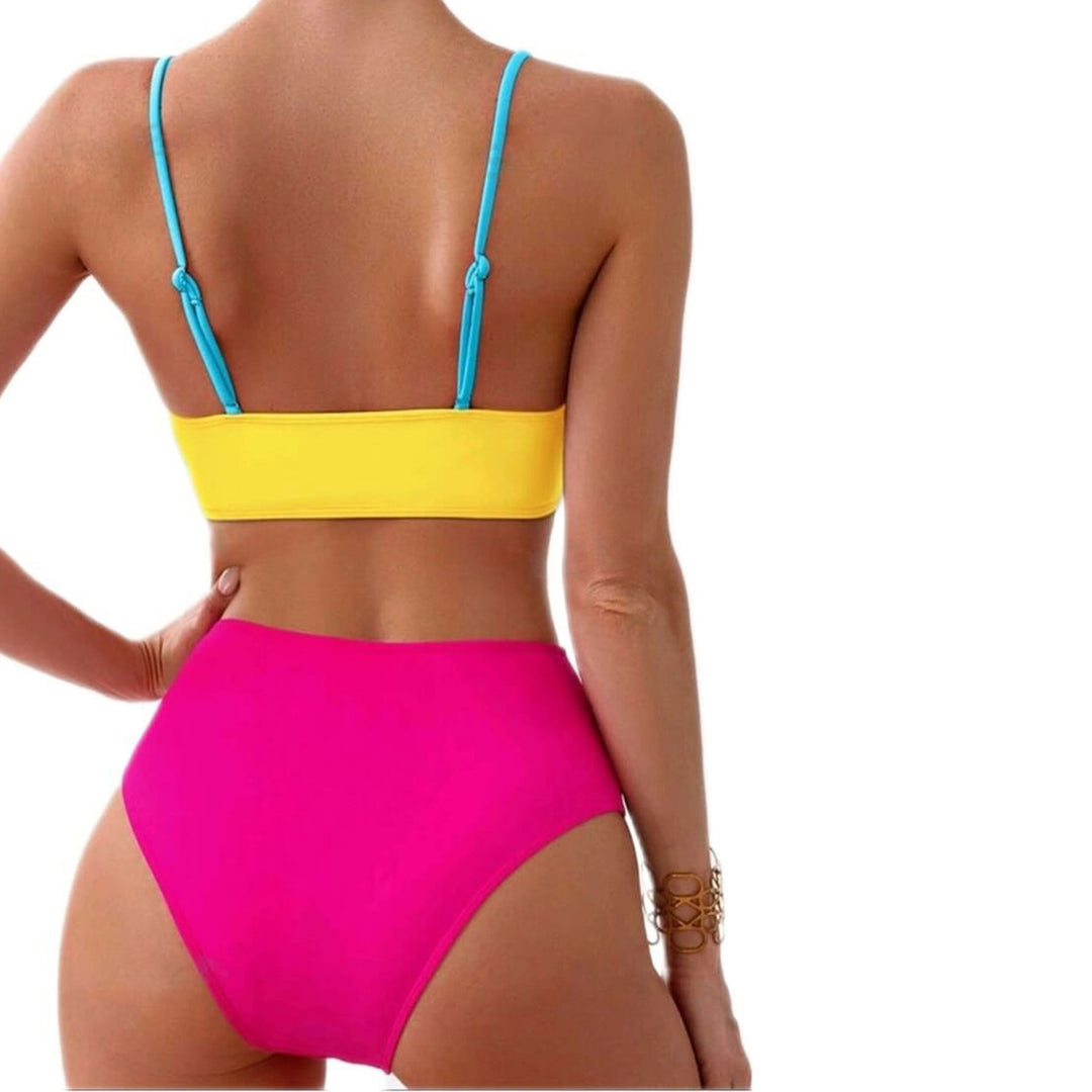 Damen Sportliches Zweiteiler Bikini-Set R&B