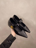 Damen elegante Slingback-Pumps mit dekorativem Riemchen