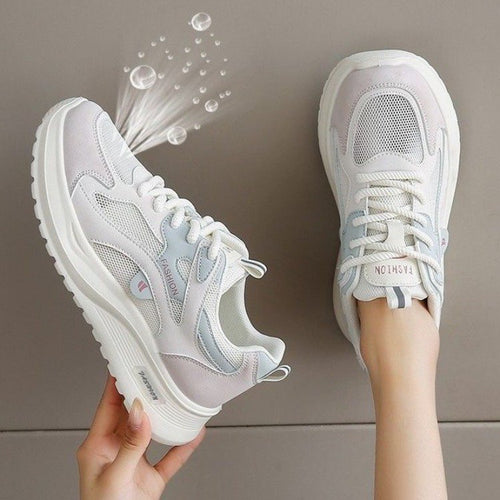 Damen Sportliche Sneakers mit strapazierfähigem Obermaterial und dämpfender Sohle R&B