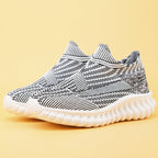 Damen Modische Strick-Sneaker mit rutschfester Sohle