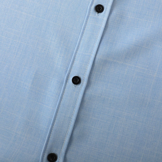 Herren Kurzarmhemd mit leichtem, atmungsaktivem Stoff und minimalistischem Design R&B