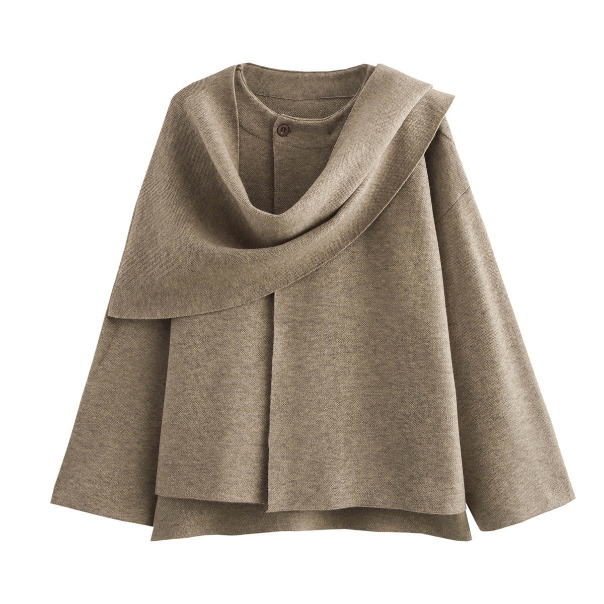 R&B | Jacke mit Schal Bequem und Warm Perfekt für Den Winter