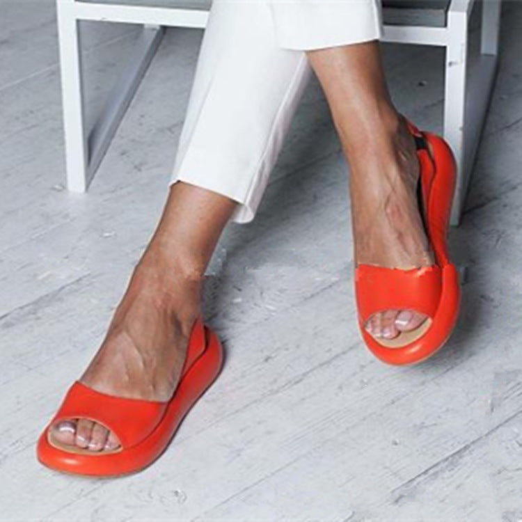 Damen bequeme Sandalen mit offenem Zehenbereich und anatomischer Fußbettung R&B