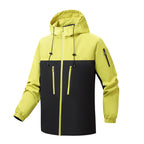 Damen Multifunktionale Windjacke mit verstellbarer Kapuze und sportlichem Design R&B