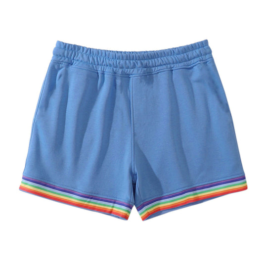 Damen Sportliche Freizeithosen mit buntem Streifen-Design R&B