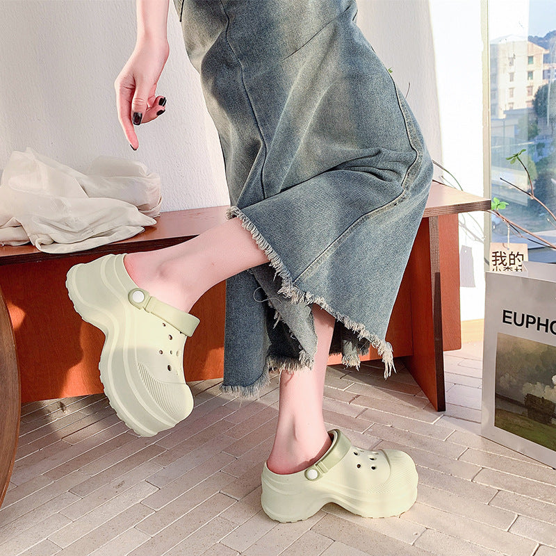 Damen modische Wasserclogs mit rutschfestem Design und verstellbarem Riemen R&B