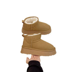 Damen Kuschelige Winterstiefel mit warmem Innenfutter und robuster Sohle