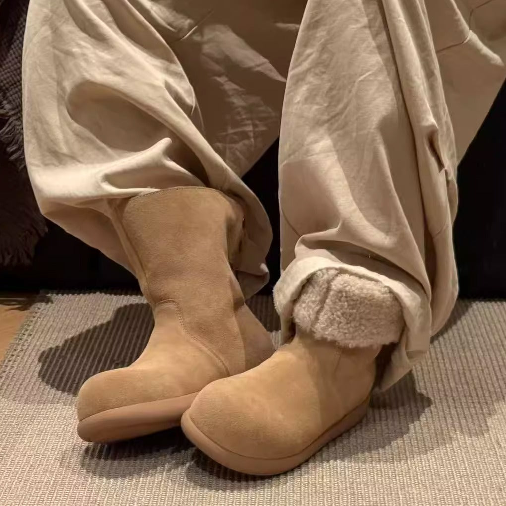 Damen Winterboots mit kuscheligem Innenfutter und rutschfester Sohle R&B