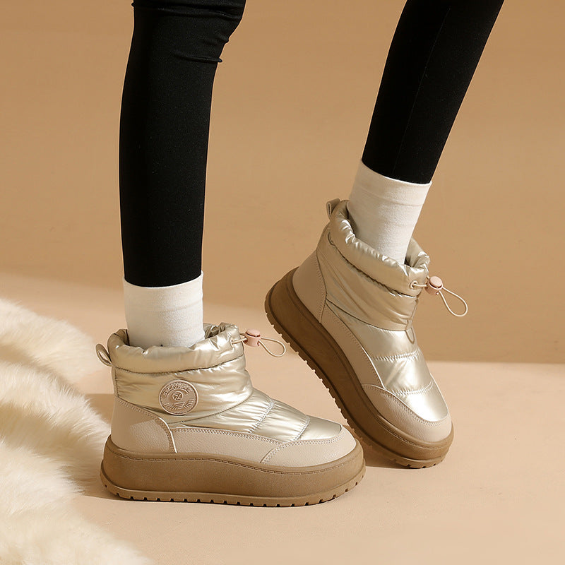 Damen Winterliche Stiefel mit dämpfendem Sohlenprofil und elastischem Schaft R&B