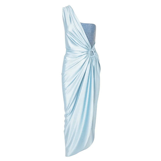 Damen Badeanzug mit elegantem Wickelrock R&B