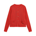 Damen elegante Strickjacke mit praktischen Taschen R&B
