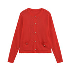 Damen elegante Strickjacke mit praktischen Taschen R&B