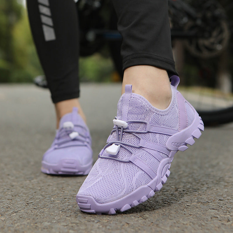 Damen Sportliche Aqua-Laufschuhe mit atmungsaktivem Obermaterial und flexiblem Schnellschnürsystem R&B