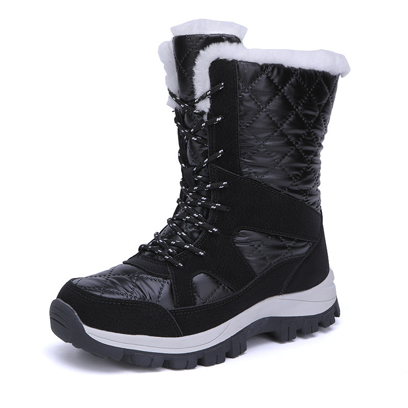 Damen Winterstiefel mit isolierender Fütterung und rutschfester Sohle R&B