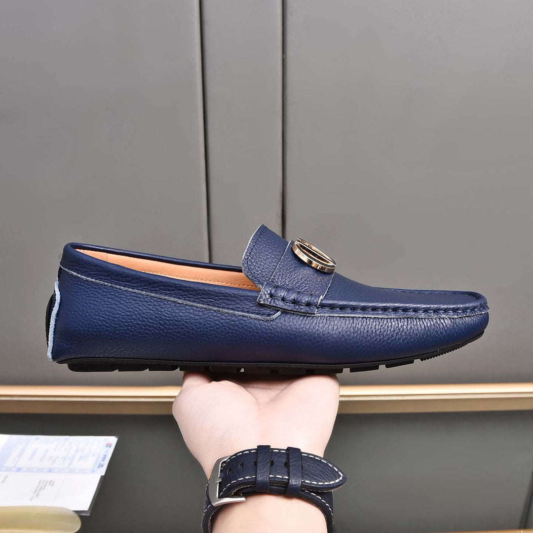 Damen Mokassins aus feinem Leder mit eleganter Applikation R&B