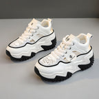 Damen Modische Chunky Sneakers mit atmungsaktivem Obermaterial und komfortabler Dämpfung R&B