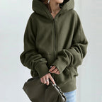 R&B | Stylische, Lässig Sitzende Jacke mit Reißverschluss