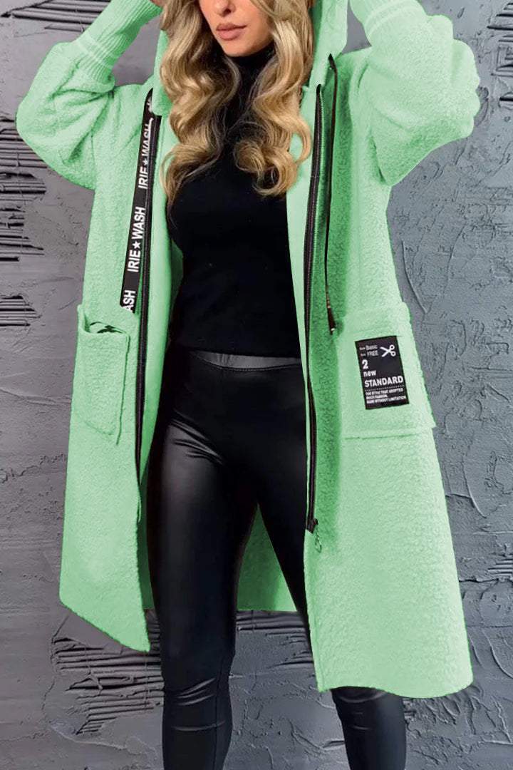 Damen Kuschelige Teddyjacke mit praktischen Taschen R&B