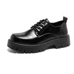 Herren modische Schnürschuhe mit robustem Profil und rutschfester Sohle
