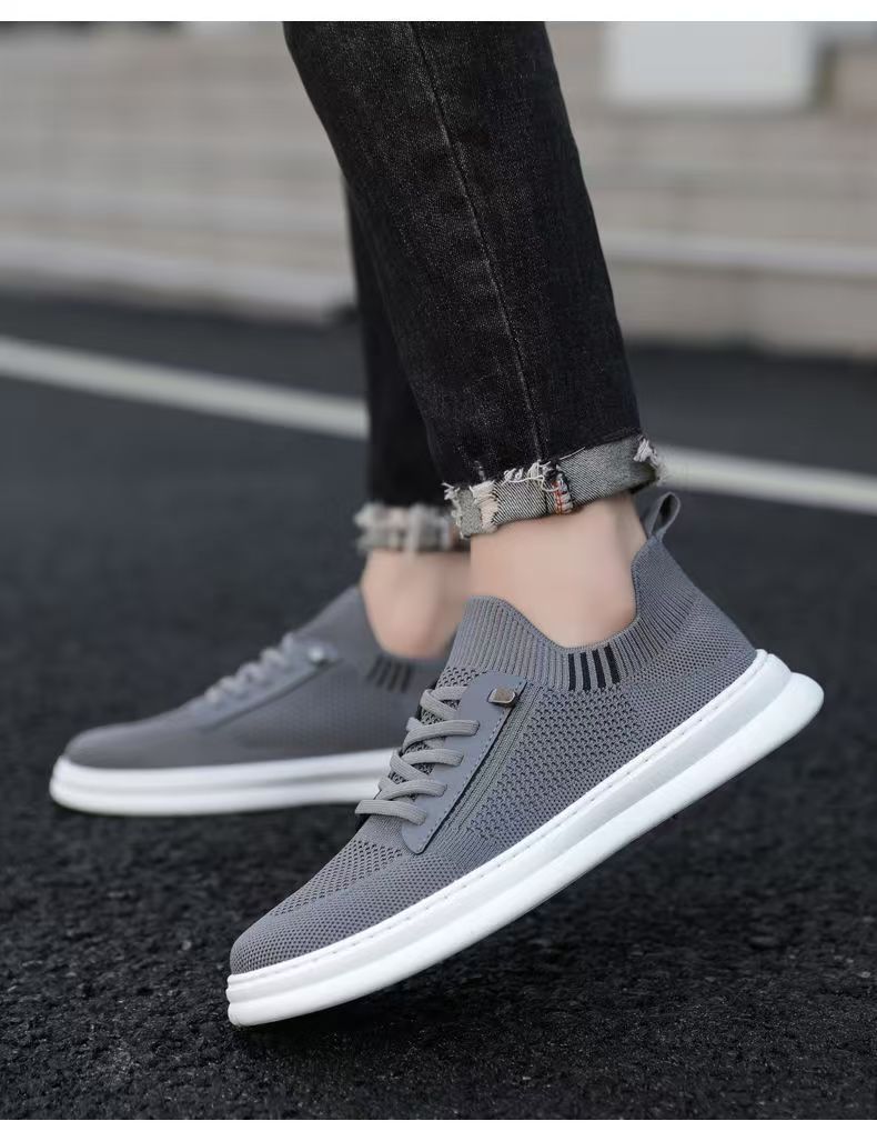 Damen Atmungsaktive Sport Sneakers mit originellem Zipper-Design R&B