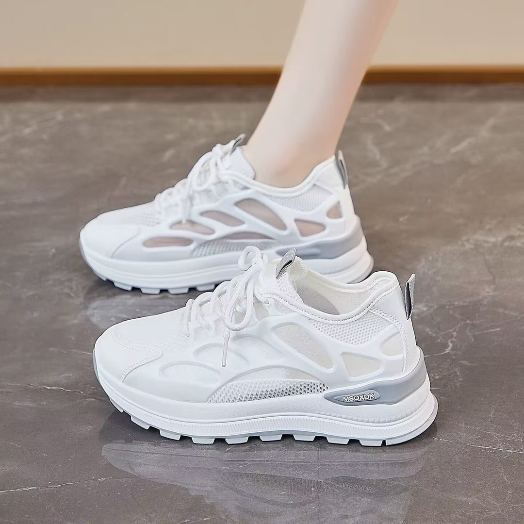 Damen Atmungsaktive Fitness Sneakers mit unterstützender Laufsohle und innovativem Obermaterial R&B