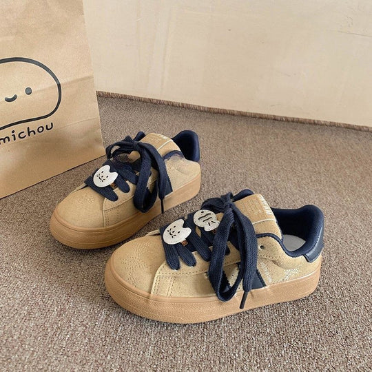 Damen Freizeit Sneakers mit verspieltem Motiv und komfortabler Gummisohle R&B