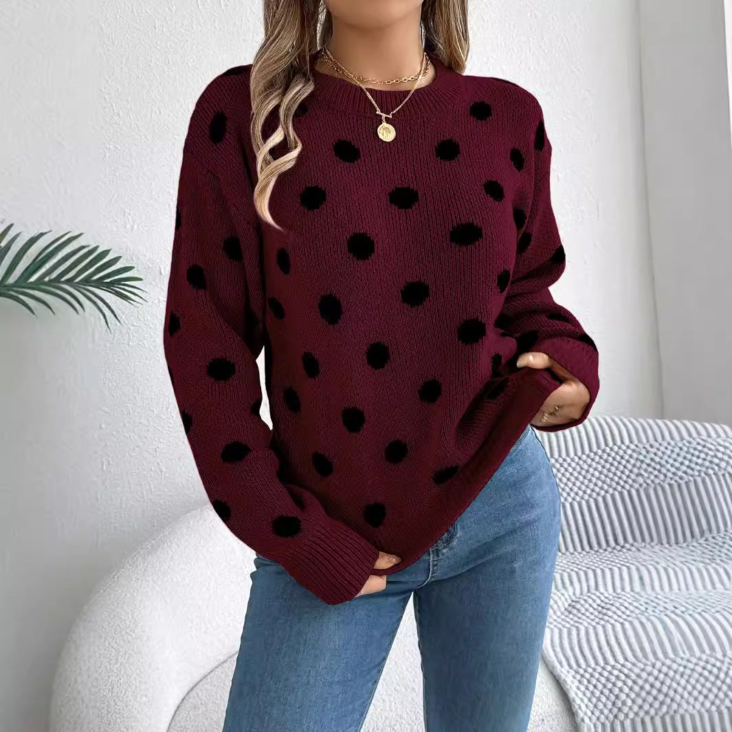 R&B | Polka Dot Strickpullover