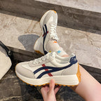 Damen modische Freizeitsneaker mit elastischem Obermaterial und dämpfender Laufsohle R&B
