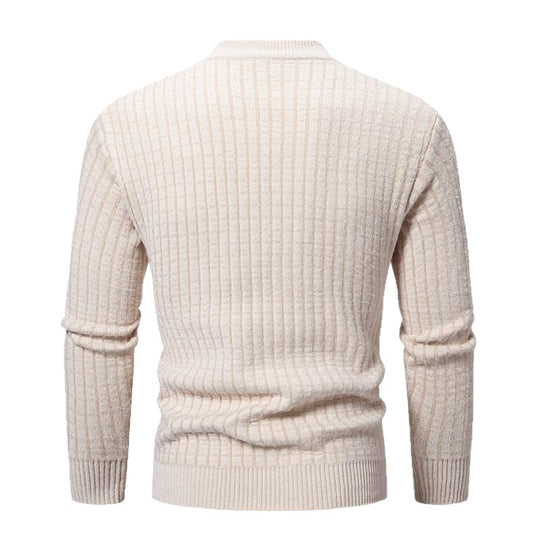 Herren Feinstrickpullover mit strukturiertem Design R&B