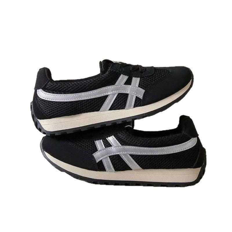 Damen Sportliche Sneakers im Retro-Stil mit atmungsaktivem Mesh-Obermaterial R&B