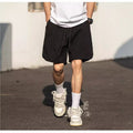 Herren sportliche Shorts mit elastischem Bund und verstellbarem Zugband R&B