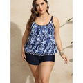 Damen Tankini-Set mit floralem Design und figurumspielendem Schnitt R&B