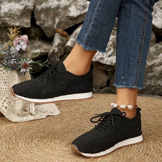 Damen Sportliche Komfort-Sneaker mit atmungsaktivem Obermaterial R&B
