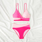 Damen Bikini-Set mit elegantem Wickeldesign und hohem Beinausschnitt R&B