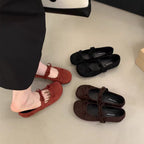Damen Ballerina Schuhe mit eleganter Schleifenverzierung R&B